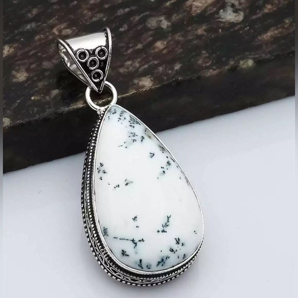 DENDRITE OPAL PENDANT - Picture 3 of 3